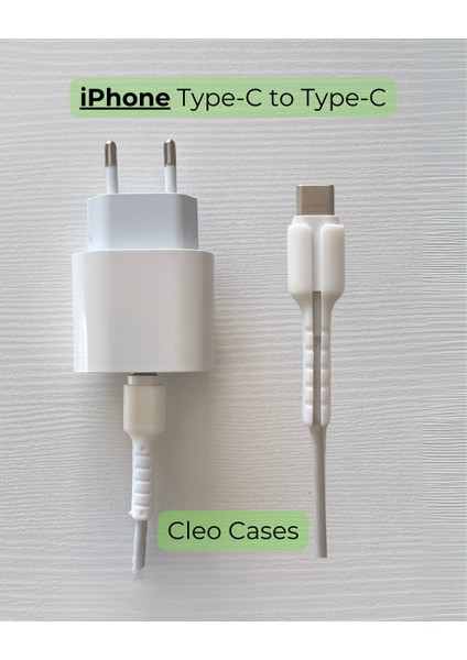 iPhone Type-C to Type-C Şarj Kablo Ucu Koruyucu