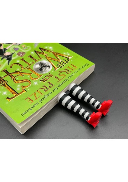 Wizard of Oz Temalı Kitap Ayracı – 3D Baskı PLA Malzeme | Kırmızı Ayakkabı Tasarım | El Yapımı Masalsı Kitap Aksesuarı | 13x5 cm modelleri