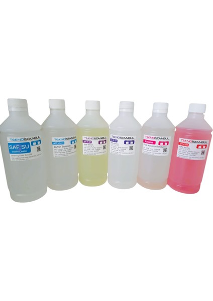 Ph 4.01-7.01-10.01 - Elektrod KORUMA-1413 Iletkenlik- Saf Su (Distile Su) Kalibrasyon Sıvısı 250 ml
