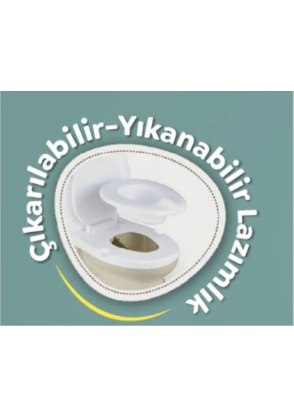 Nuve Eğitici Lazımlık Bej-Beyaz
