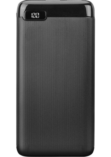IP-K11 10000MAH 2-Usb+Micro+Type-C Siyah LCD Ekranlı Ta?