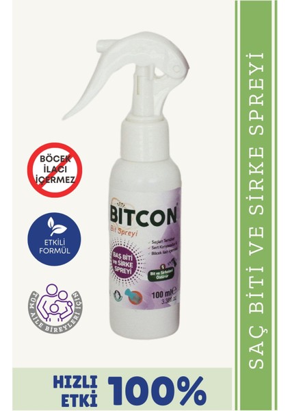 Bitcon Baş Biti ve Sirke Spreyi