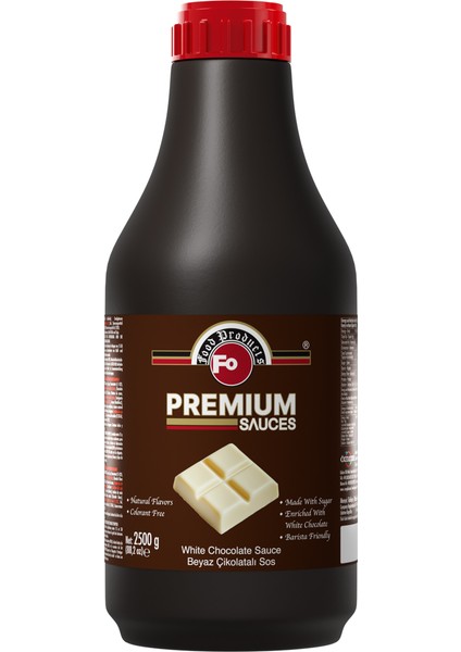 Beyaz Çikolatalı Premium Sos 2,5 kg (Pompa )
