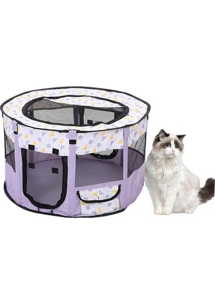 Mkjınmeı Katlanabilir Pet Kedi Köpek Çadır Doğum Odası Kapalı Kedi Damızlık Çadır Köpek Kafesi (Yurt Dışından)