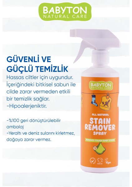 Doğal Çamaşır Leke Çıkarıcı 500 ml
