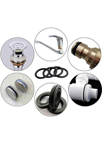 740 Adet Nbr Conta Halkası Takımı Kalınlık 1,5 mm 2,4 mm 3,1 mm Nitril Kauçuk Nbr O-Ring Conta Sızdırmazlık Halkası (Yurt Dışından)