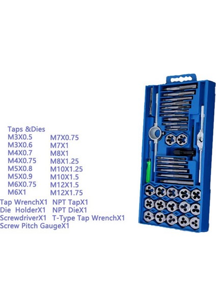 Iplik Kesme Kiti 40 Adet Metrik Kılavuz Kalıp Seti, Plastik Kabuk Iplik Kesme Kiti (Küçük Çerçeve) Enjeksiyon Kalıplama (Yurt Dışından) fiyatları