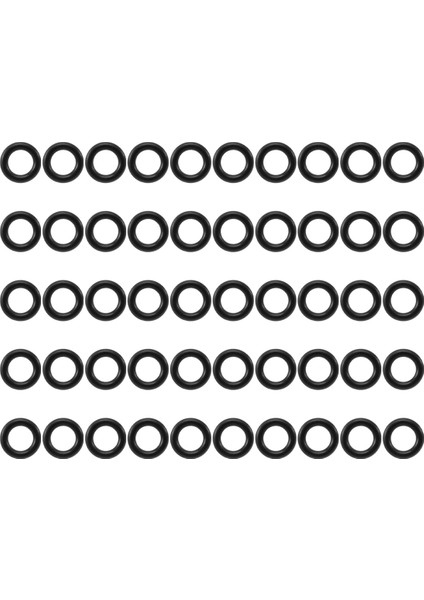 50 Adet Siyah Nitril Kauçuk O Ring Conta Pulları 12 mm x 2,5 mm x 7 mm (Yurt Dışından) modelleri