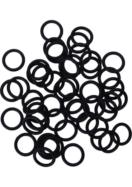 50 x Nitril Kauçuk O Ring Siyah 11 mm x 15 mm x 2 mm Rondela Sızdırmazlık Torbaları Lastik Pedler (Yurt Dışından)