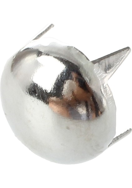 200X Bakır 8mm Gümüş Yuvarlak Koni Perçin Perçin Punk Dekorasyon Perçin Perçin Gümüş (Yurt Dışından) modelleri