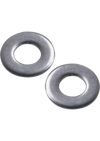 100 Adet M3 3 mm Metrik 304 Paslanmaz Çelik Düz Pul (Yurt Dışından)