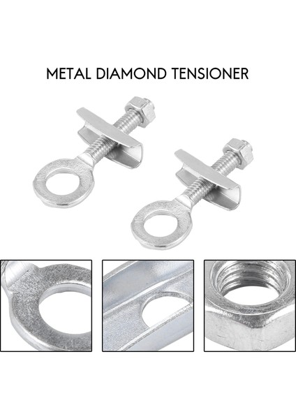 2 Adet Gümüş Ton Metal Elmas Sırtlı Iri Çörek Zincir Gergisi (Yurt Dışından) indirimleri