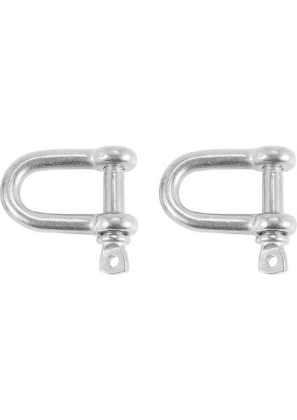 304 Paslanmaz Çelik Vida Pimi D Stili Zincir Dee Kelepçesi 4mm Donanım M4 2'li Paket (Yurt Dışından) fiyatları