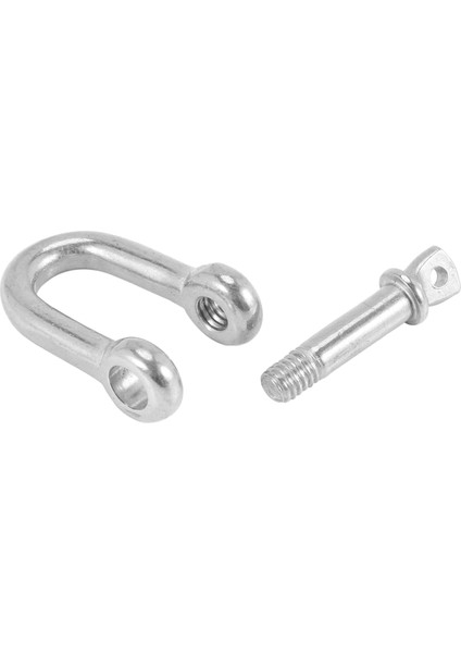 304 Paslanmaz Çelik Vida Pimi D Stili Zincir Dee Kelepçesi 4mm Donanım M4 2'li Paket (Yurt Dışından) fırsatları