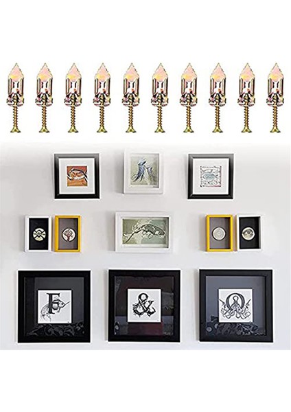 Vidalı Alçıpan Matkap Dübeller, Vidalı Içi Boş Duvar Ankraj Seti, Duvar Yalıtım Levhası Için Uygun, Raf (Yurt Dışından) fiyatları