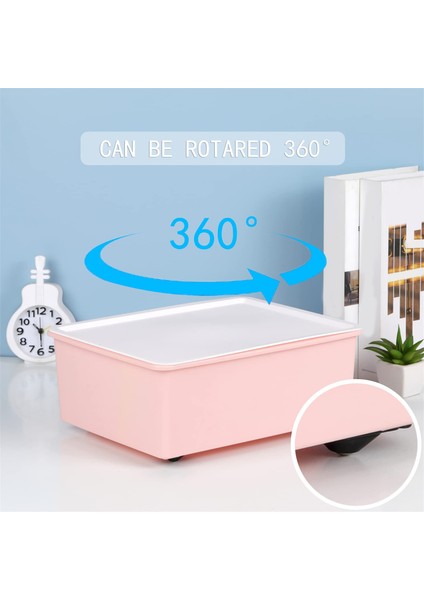 16 Adet Siyah Mini Tekerler Tekerlekler Kendinden Yapışkanlı Paslanmaz Çelik Macun 360 Derece Rotasyon Çöp Tenekesi Tekeri (Yurt Dışından) fırsatları