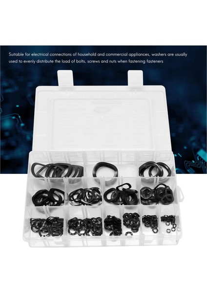 320 Adet Karbon Çelik Sıkıştırma Tipi Dalgalı Dalga Kırışık Yay Üç Dalga Yıkayıcılar Çeşitler Kiti (Yurt Dışından) fırsatları