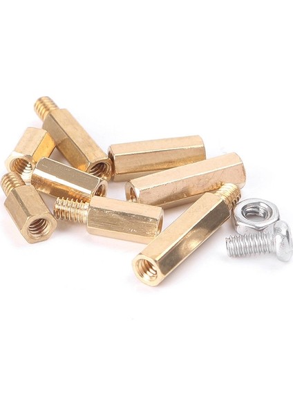 300X Pirinç M2 Altıgen Sütun Standoff Desteği Ara Parça Vida Somunu Çeşitler Kiti (Yurt Dışından) fırsatları