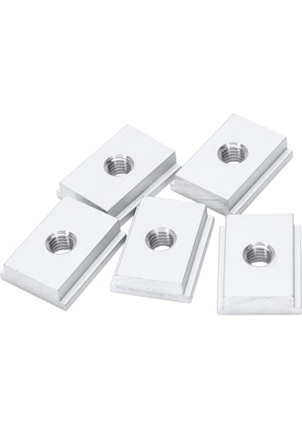 5 Adet M8 T-Track Slider Sürgülü Somun Alüminyum Alaşımlı T Yuvası Somun Ağaç Işleme Aleti Jigs Vida Yuvası Bağlantı Elemanı (Yurt Dışından)