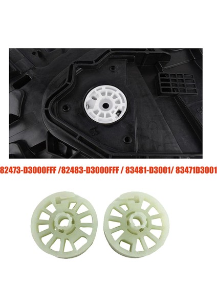 1 Çift Sol + Sağ Pencere Regülatörü Vites Tamburu Hyundai Tucson Kia Sportage Ql Optima 2016-2019 82473-D3000FFF 82483-D3000FFF (Yurt Dışından) modelleri
