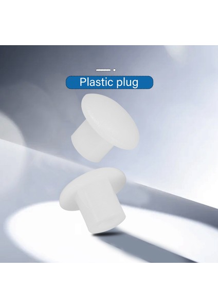 100 Adet Ev Mobilya Dekoru 5 mm Beyaz Plastik Delik Delme Kapağı (Yurt Dışından) modelleri