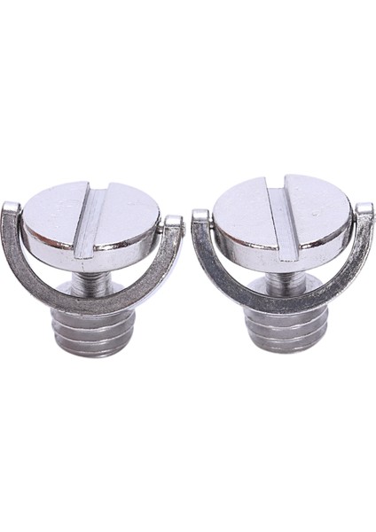 Daha Uzun Şaft D-Halkası Vidası 3/8 Inç-16 Dişli Kamera Tripod Hızlı Açılan Sabitleme Vidası Adaptörü (2'li Paket) (Yurt Dışından) fiyatları