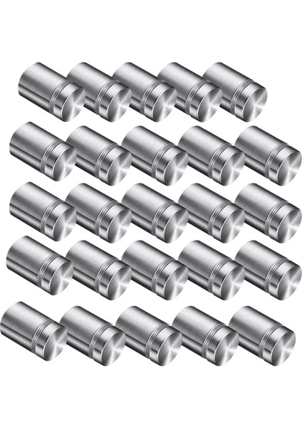 25 Paket Reklam Vidaları Standoff Mounts Cam Sanat Eserleri ve Tabela Gösterimleri Için Cam Akrilik Çivi (3/4 x 1 Inç) (Yurt Dışından)