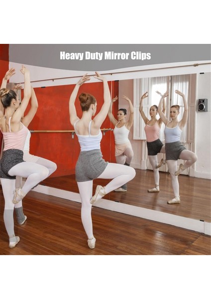 10 Paket Duvara Monte Ayna Klipsleri Vidalı Paslanmaz Çelik U Braketler Ayna Asma Seti Ağır Hizmet Tipi Resim Kancaları (Yurt Dışından) fırsatları