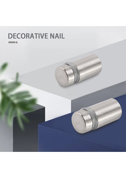 30 Parça 12 x 22MM Paslanmaz Çelik Ara Parça Cam Tutucu Tabela Montajı (Yurt Dışından) fiyatları