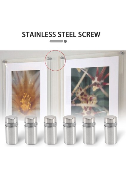 30 Parça 12 x 22MM Paslanmaz Çelik Ara Parça Cam Tutucu Tabela Montajı (Yurt Dışından) indirimleri