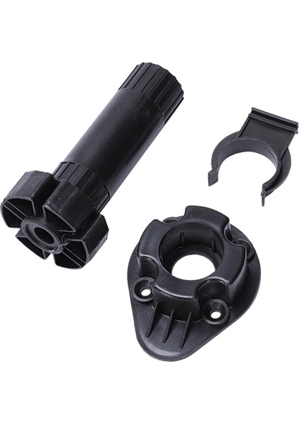 2x Plastik Yüksekliği Ayarlanabilir Mutfak Dolabı Baza Ayak Bacak Çifti Siyah (Yurt Dışından)