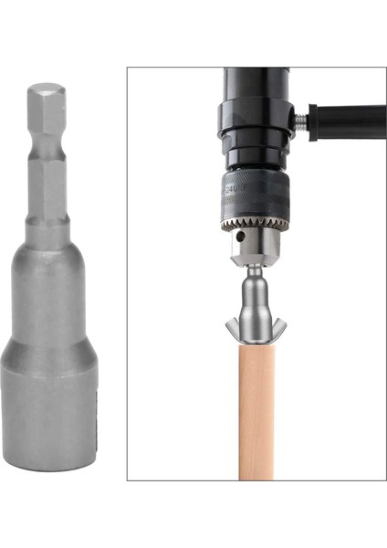 Adet Güç Kanat Somun Anahtarı Seti, Yuva Matkap Ucu Lokma Anahtarlar Alet Takımı, Panel Somunları Için 1/4 Inç Hex Shank Matkap Uçları Vidalar Göz C Kanca Cıvata (Yurt Dışından) modelleri