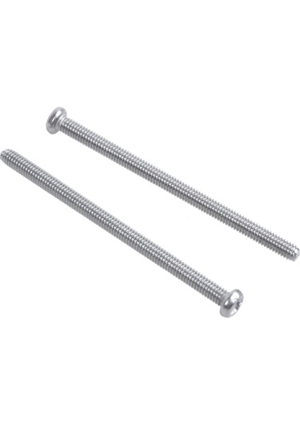 M2.5 x 40MM 304 Paslanmaz Çelik Phillips Yuvarlak Başlı Vidalar Cıvata 60 Adet (Yurt Dışından)