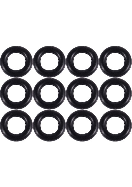 Siyah 9mm x 2.0mm Kauçuk Contalar Yağ Keçesi O Halkaları 12 Adet (Yurt Dışından)