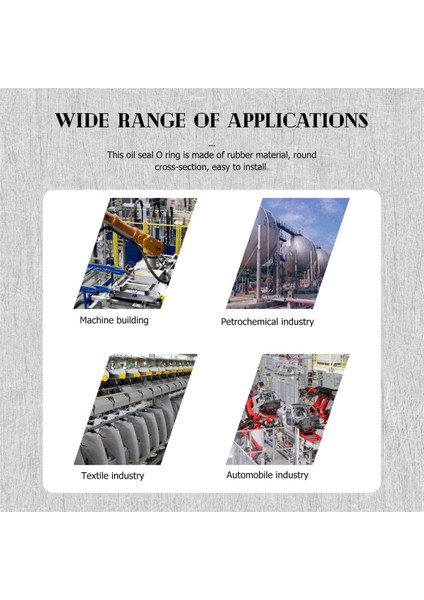 10 Adet Siyah Kauçuk Yağ Keçesi O Şekilli Halkalar Conta Pulları 8 x 4 x 2 mm (Yurt Dışından) fiyatları