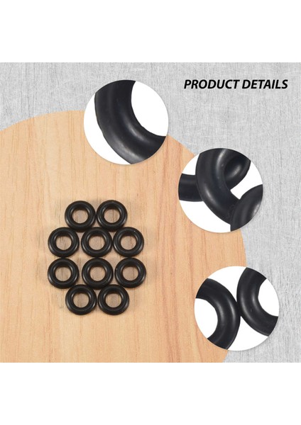 10 Adet Siyah Kauçuk Yağ Keçesi O Şekilli Halkalar Conta Pulları 8 x 4 x 2 mm (Yurt Dışından) indirimleri