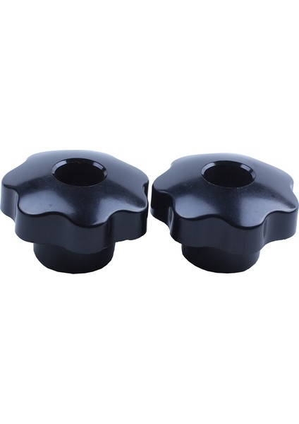 M8 x 50MM Çaplı Diş Sıkma Yıldız Topuzu Siyah Yedek 2 Adet (Yurt Dışından)