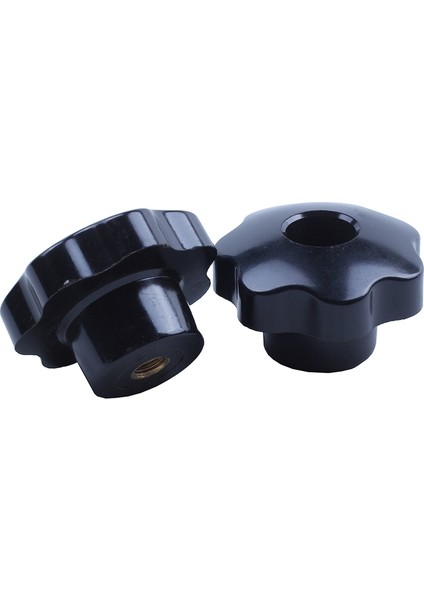 M8 x 50MM Çaplı Diş Sıkma Yıldız Topuzu Siyah Yedek 2 Adet (Yurt Dışından)