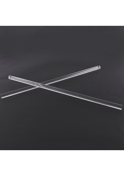 Adet 10MM Şeffaf Yuvarlak Perspex Akrilik Çubuk Pmma Ekstrüzyon Çubuk 12 "uzunluk (Yurt Dışından)