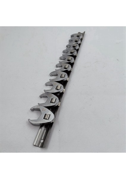 10 Adet El Aleti Bireysel 3/8 Inç Tahrikli Flare Somun Anahtarları Tamamen Cilalı 10-22MM Tork Anahtarı Anahtarları Seti (Yurt Dışından)