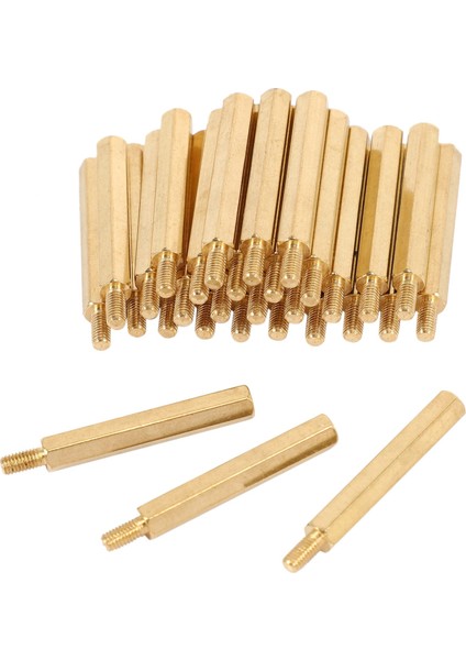30 Adet M3 3mm Erkek Dişi Pirinç Pcb Spacer Hex Stand-Off Sütunu 30MM (Yurt Dışından)