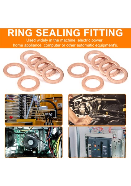 20 Adet 12MM x 18MM x 1.5mm Bakır Düz Yı Halkası Sızdırmazlık Parçaları (Yurt Dışından) fırsatları