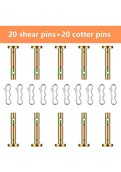 40 Adet Emniyet Pimi ve Lı Pim 738-04124 ve 714-04040 Yedek Emniyet Pimi ve Papyon Kilit Lı (Yurt Dışından) modelleri