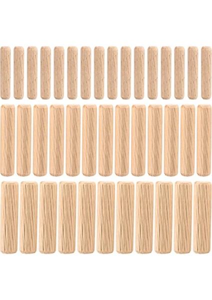 90 Adet Ahşap Dübel Pimleri, Düz Oluk Ahşap Dübel Pimleri Eğimli Uçlu Konik, Mobilya Kapı Için, M6 M8 M10 (Yurt Dışından)