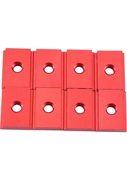 8 Adet M8 T Tipi Ray Kaydırıcı 30/45 Tipi Ray Kelepçesi Vida Oluk Bağlantı Elemanı Ağaç Işleme Aleti Kırmızı (Yurt Dışından) fiyatları