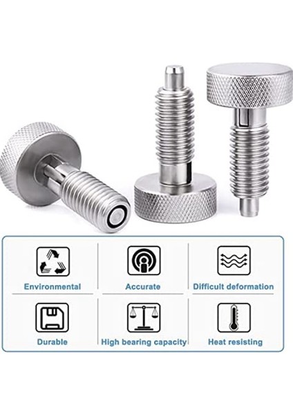 Adet El Geri Çekilebilir Yaylı Piston, Tırtıllı Saplı, Kilitleme M6 Tipi Hızlı Bırakma Pimleri Haddeleme Araç Kutusu Için (Yurt Dışından)