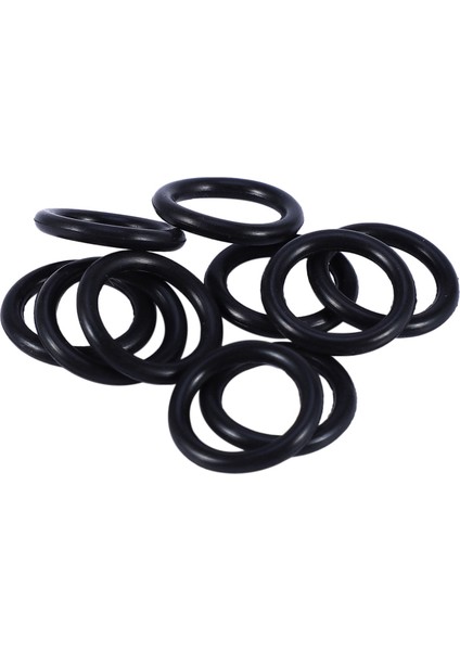 10 Adet Siyah Kauçuk Yağ Keçesi O Şekilli Halkalar Conta Pulları 16 x 12 x 2 mm (Yurt Dışından)