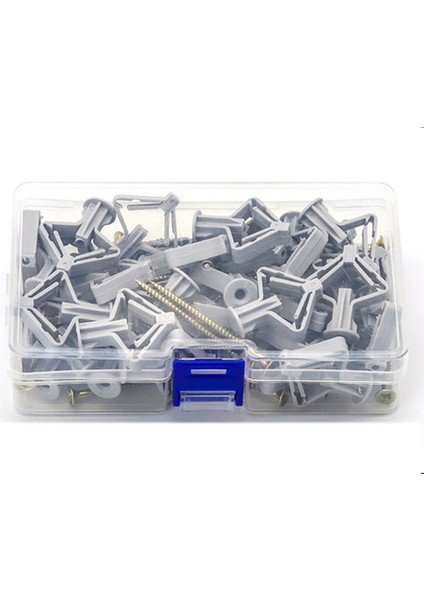 60 Adet Plastik Alçıpan Dübeli M8X50MM Duvar Dübeli Tıkacı M3.5 Kendinden Kılavuzlu Vida Alçıpan Için Kelebek Dübeli (Yurt Dışından)