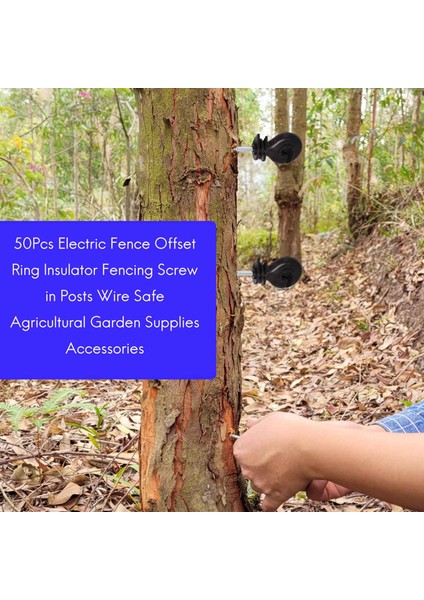 50 Adet Elektrikli Çit Ofset Halkası Izolatör Çit Vidası Direkleri Tel Güvenli Tarım Bahçe Malzemeleri Aksesuarları (Yurt Dışından) fiyatları