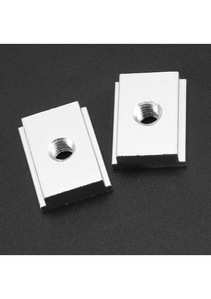 M8 T-Track Slider Sürgülü Somun Alüminyum Alaşımlı T Yuvası Somun Ağaç Işleme Aleti Jigs Vida Yuvası Bağlantı Elemanı 10 Adet (Yurt Dışından)
